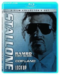 Stallone 3-Film Collector's Set (Rambo: First Blood / Cop Land / Lock Up) [Blu-Ray] Cover
