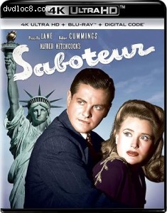 Saboteur [4K Ultra HD + Blu-Ray + Digital] Cover