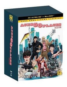 Aces Go Places Collection (Aces Go Places / Aces Go Places II / Aces Go Places III / Aces Go Places IV / Aces Go Places V: The Terracotta Hit) (Hong Kong Cinema Classics #37-41) [4K Ultra HD + Blu-Ray] Cover