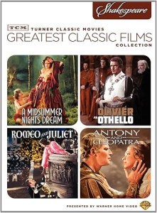 TCM Greatest Classic Films Collection: Shakespeare (A Midsummer Night's Dream / Othello / Romeo and Juliet / Antony and Cleopatra) Cover